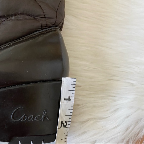 Coach Cantina Logo Wedge Moon Boots - Picture 8 of 14